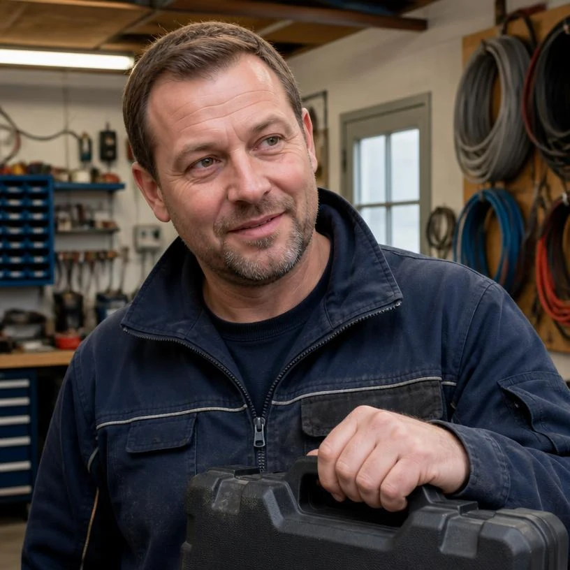 Hauke Mertens, Elektriker im Störungsdienst – Quakenbrück, Niedersachsen